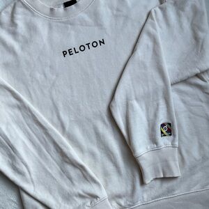 Peloton Cream Crewneck Sweater